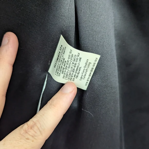 Giorgio Armani‎ Black Velvet Tuxedo Jacket